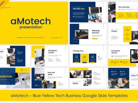 aMotech - Business Profile Google Slides YQ4TQK7