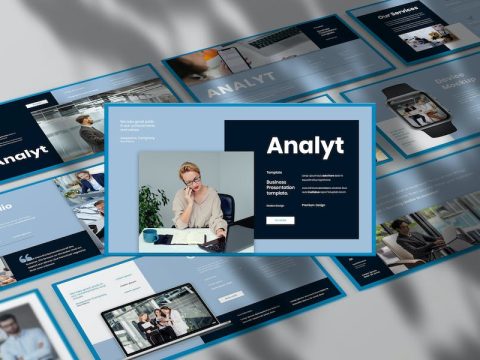 Analyt Business Presentation Google Slide Template EJE88S9