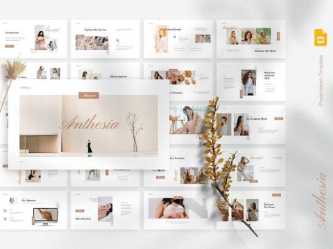 Anthesia - Fashion Google Slides Template 8U4MCWB