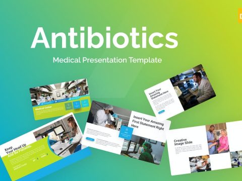 Antibiotics Green Modern Medical Google Slides 7UZZ9WM