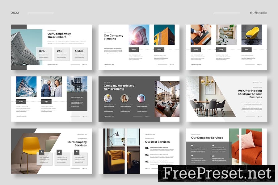 Apricia - Corporate Google Slides Template MUQ4Y8J