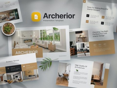 Archerior - Interior Design Google Slides Template 5HBGJRA