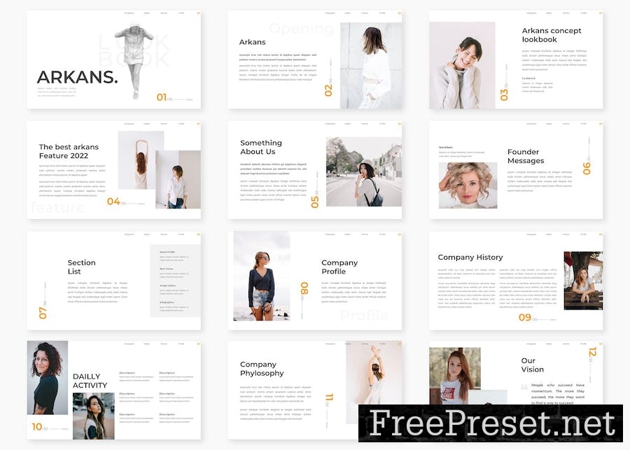 Arkans - Business Google Slides Template RTWTYJX