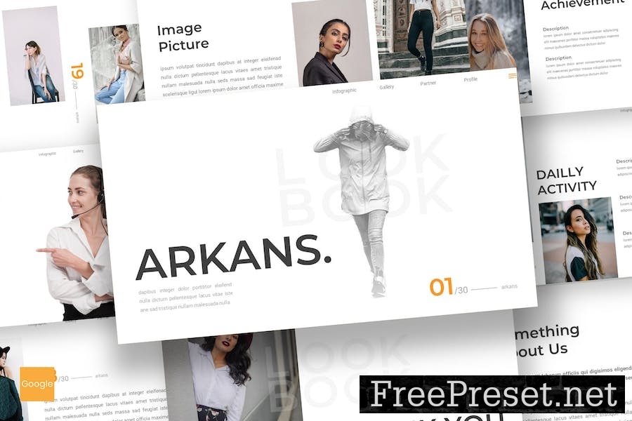 Arkans - Business Google Slides Template RTWTYJX