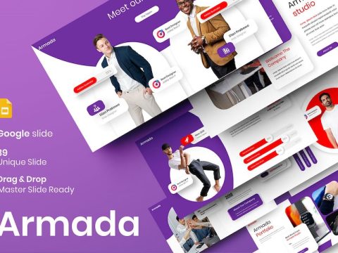 Armada - Business Google Slide Template W4MVH28