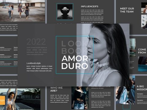 Armor Duro - Lookbook Google Slides Template L7FWKNU