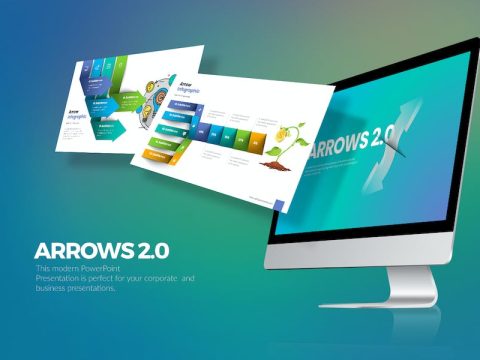 Arrows 2.0 Google Slides Templates J3DLV8P