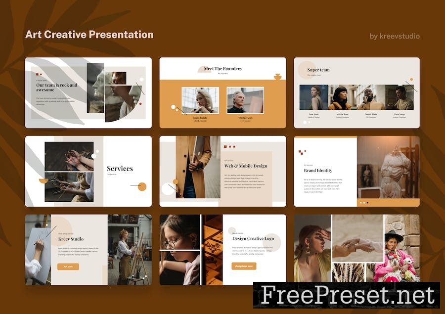 Art - Creative Google Slides Presentation 48XUPVJ