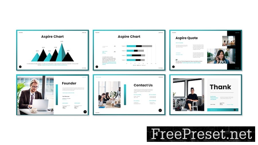 Aspire Business Presentation Google Slide Template QAYX55G