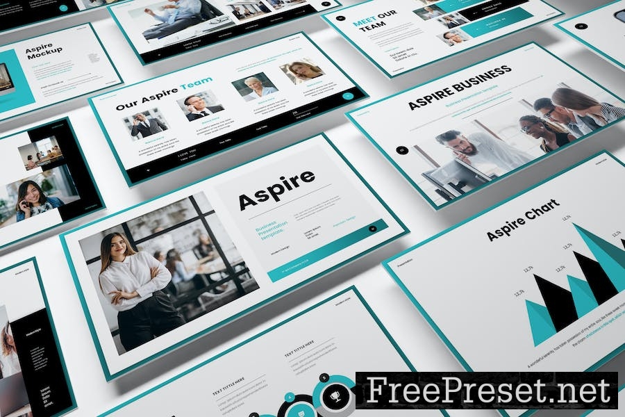 Aspire Business Presentation Google Slide Template QAYX55G