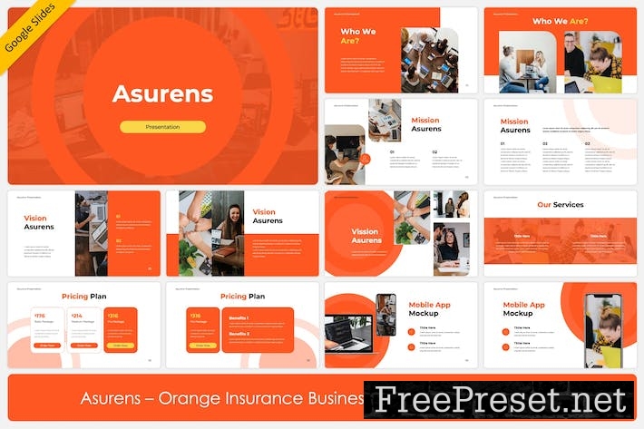 Asurens - Orange Insurance Business Google Slides