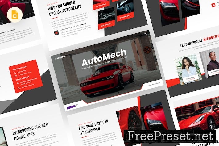 Automech - Automotive Google Slides Template RAUUFG8