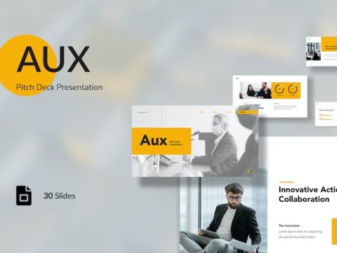 Aux - Pitch Deck Presentation Google Slide X6HEUWK