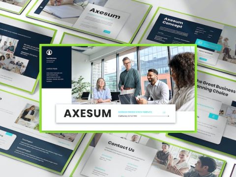 Axesum Business Presentation Google Slide Template AA9PZEN