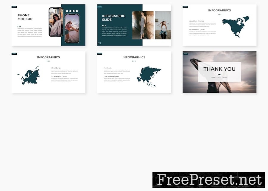 Azensio - Business Google Slides Template KQU598L