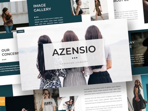 Azensio - Business Google Slides Template KQU598L