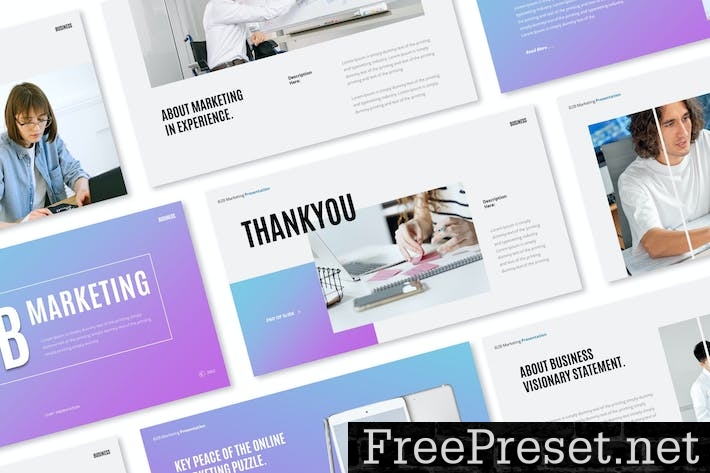 B2B Marketing Google Slides Presentation Template