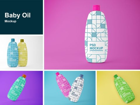 Baby Oil Mockup 7493574