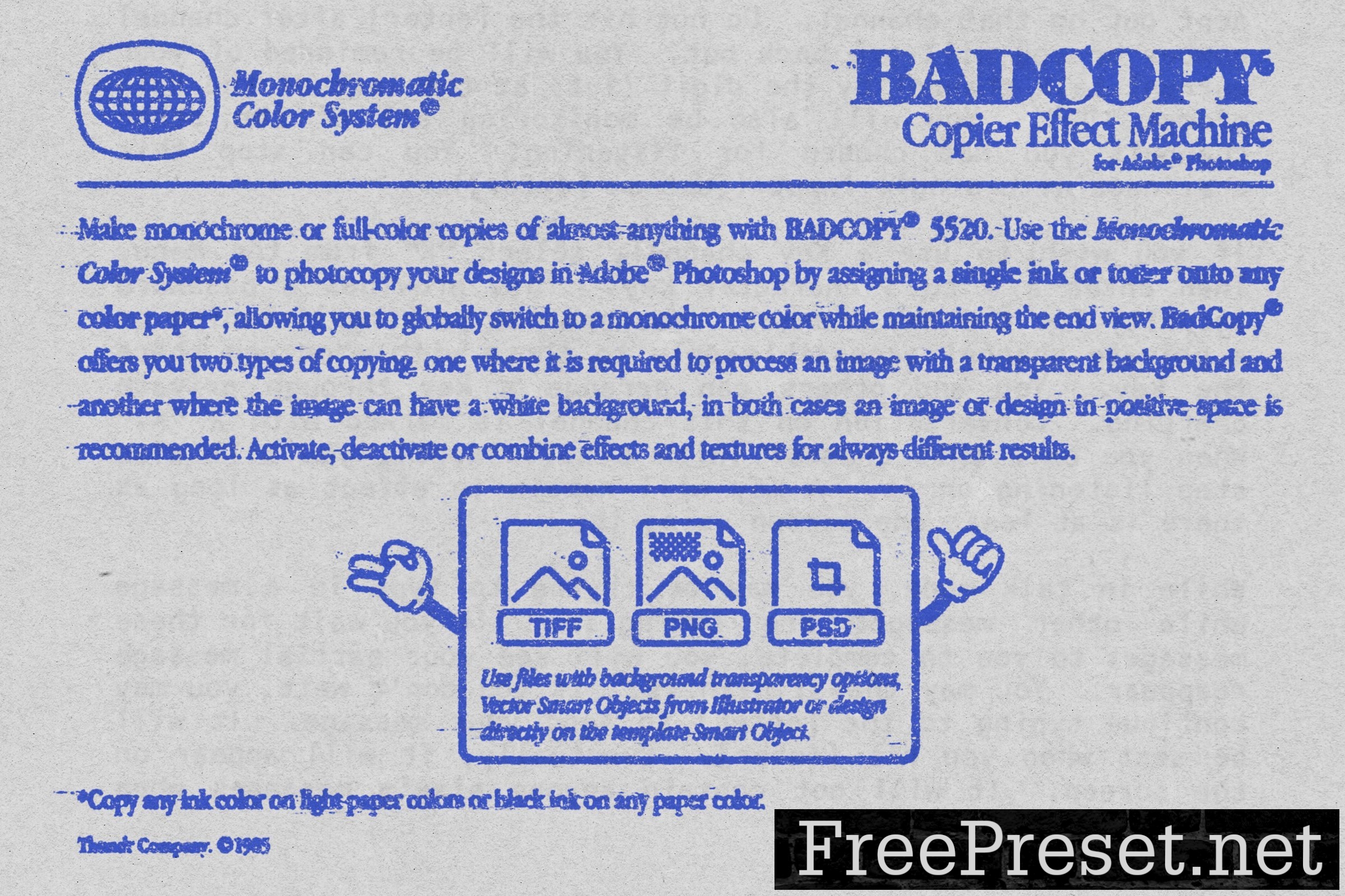 BADCOPY Copier Effect Machine for PS 10266967