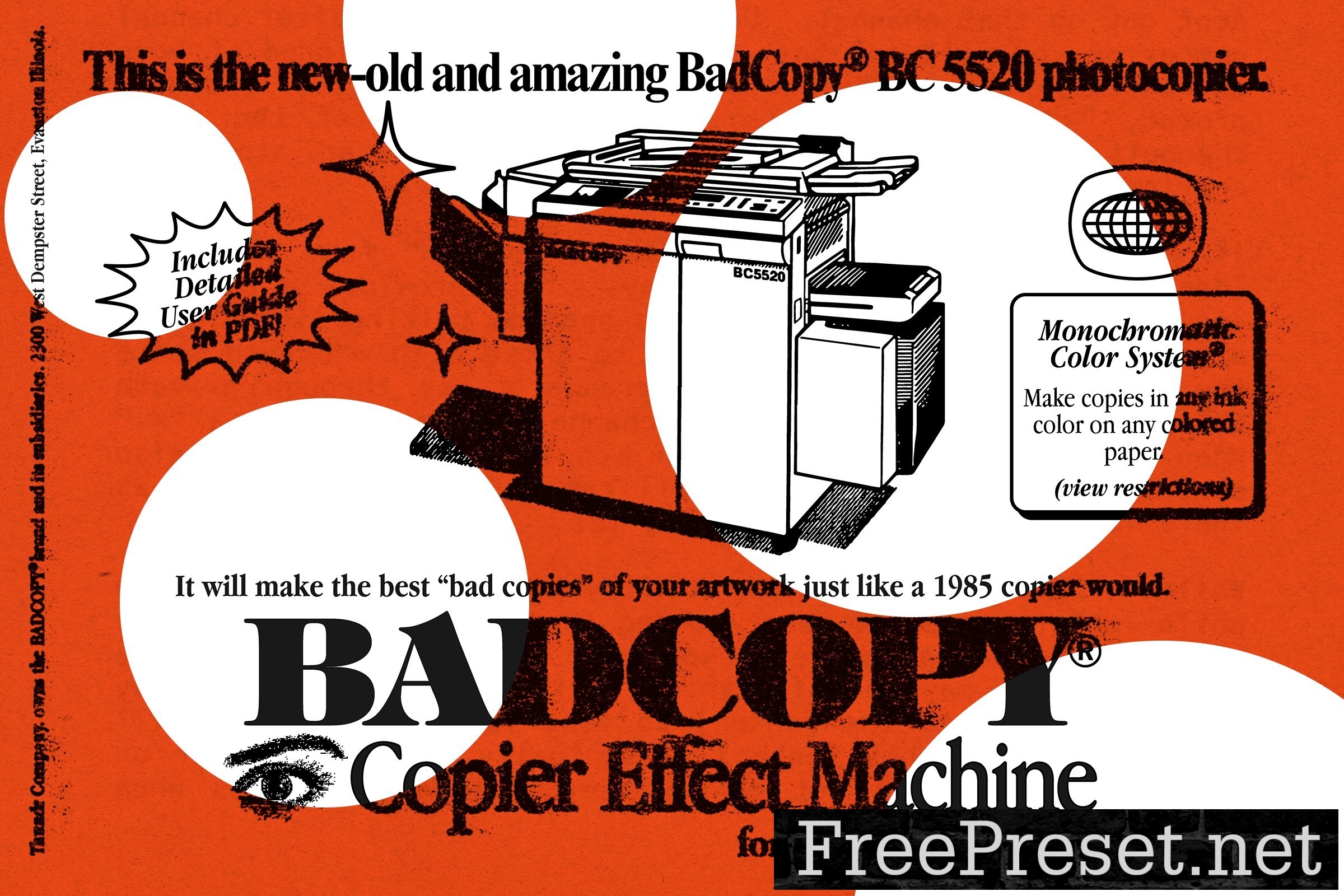 BADCOPY Copier Effect Machine for PS 10266967