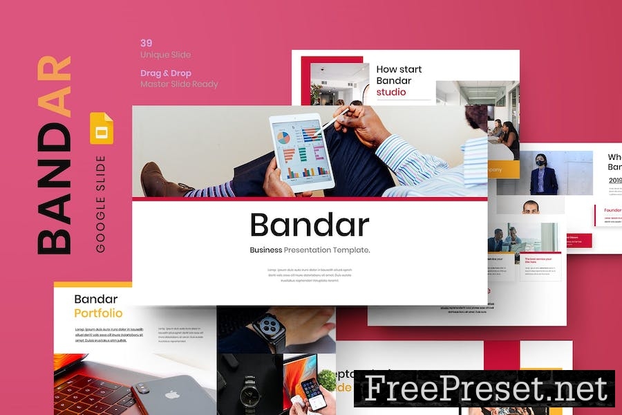 Bandar - Business Google Slide Template ZT8VGTP