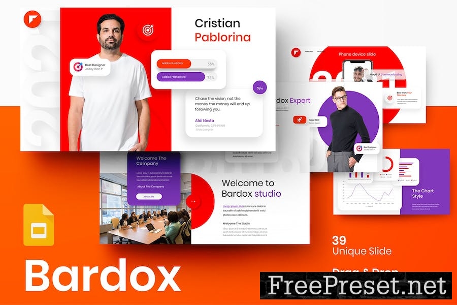 Bardox - Business Google Slide Template W9SH47A