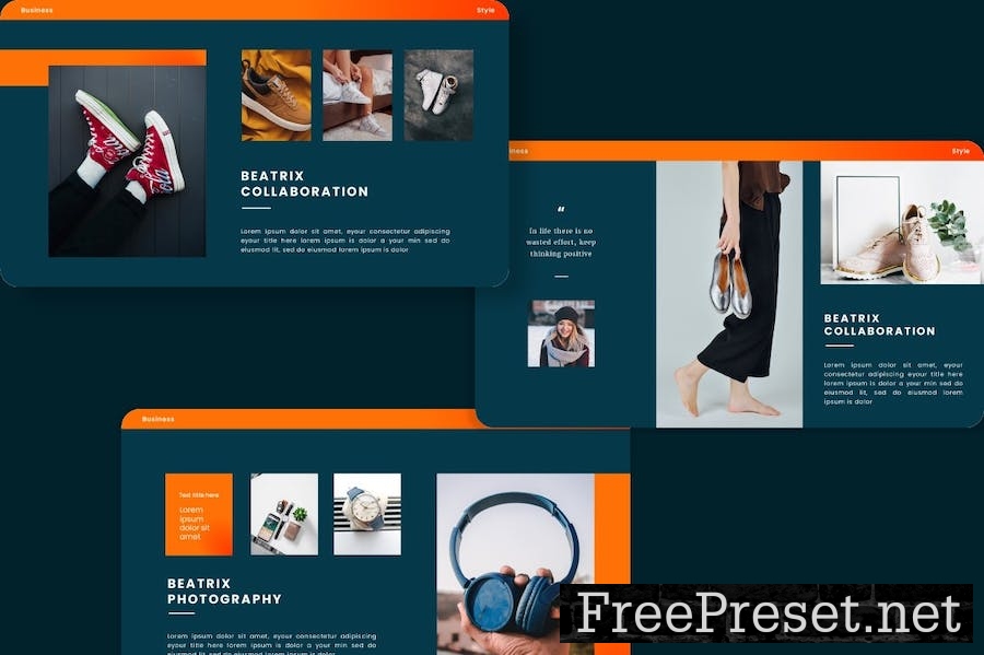 Beatrix - Business Google Slides Template 2ZA2VTV