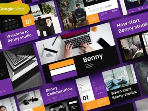 Benny - Business Google Slide Template GHNSFH3