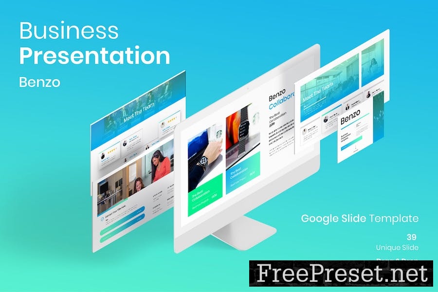 Benzo - Business Google Slide Template V78MJZU