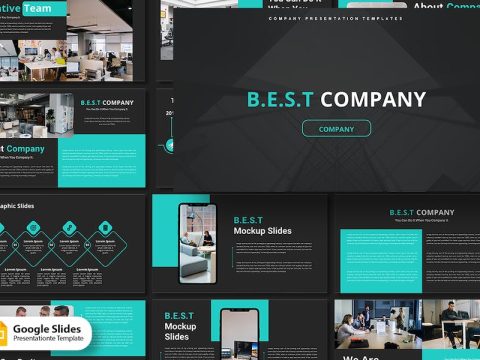 Best Company - Google Slides Template AH876WR