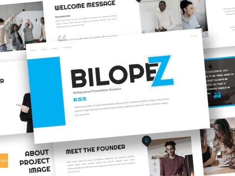 Bilopez - Clean Google Slides Template VEDZAHN