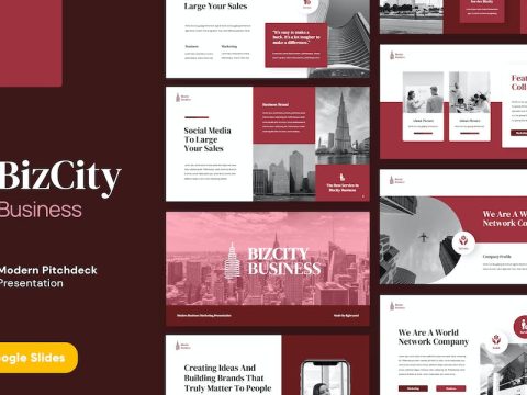 BIZCITY - Pitch Deck Google Slides SH8VQQL