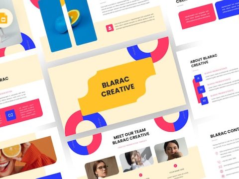 Blarac - Creative Google Slides Template Z4H2SRA