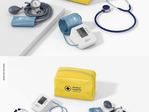 Blood pressure monitors mockup PSD