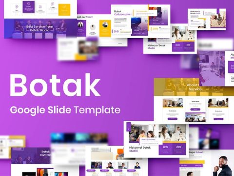 Botak - Business Google Slide Template NFFD992