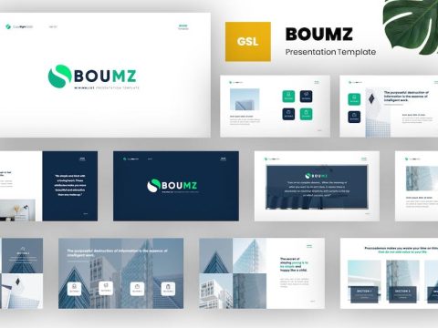 Boumz - Minimal Google Slides Template BS8JGFF