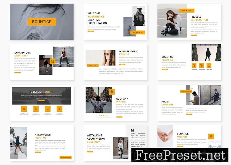 Bountice - Business Google Slides Template PBPJR65