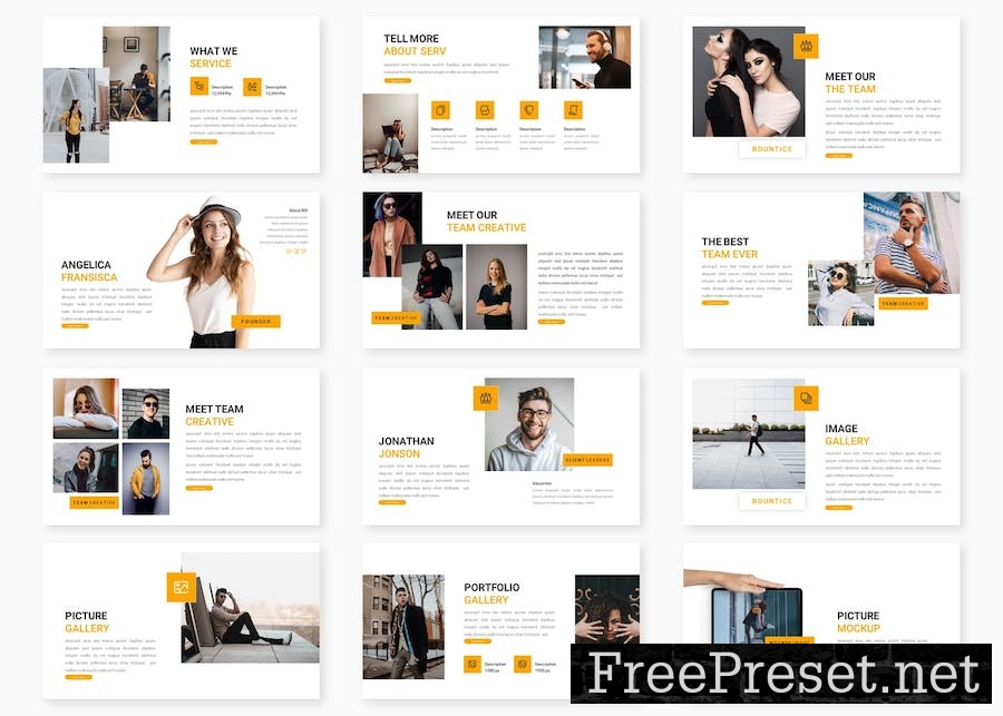 Bountice - Business Google Slides Template PBPJR65