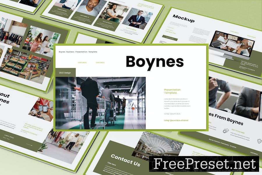 Boynes Business Presentation Google Slide Template HUWU5H5