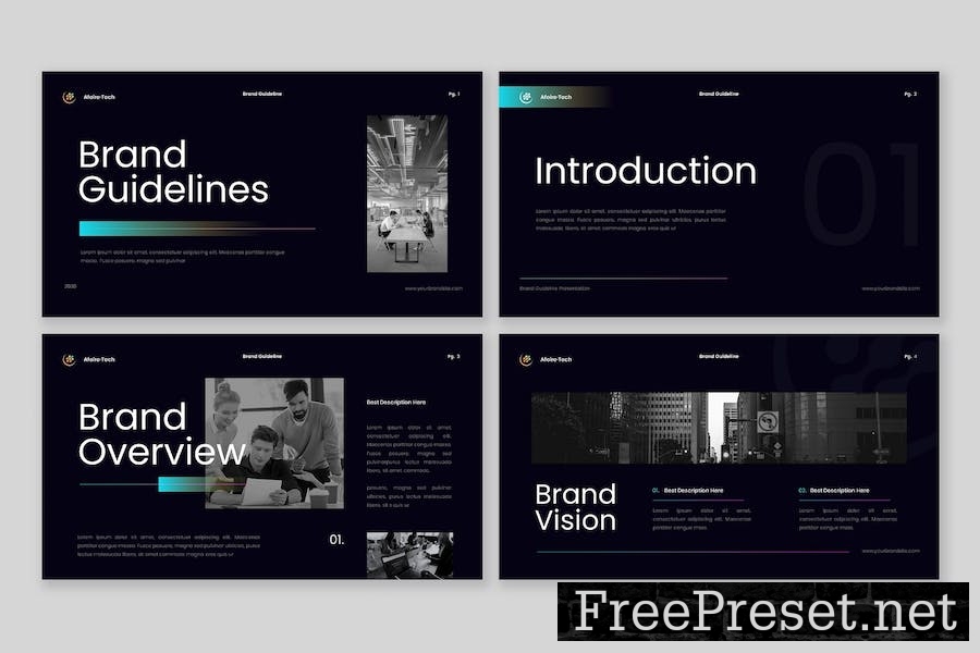 Brand Guidelines - Google Slides Template N8M7XTX