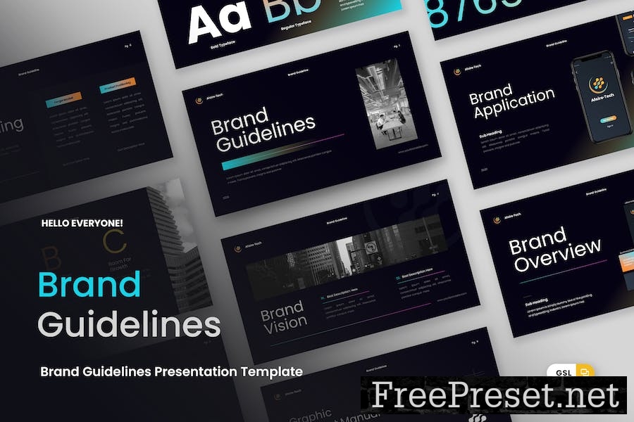 Brand Guidelines - Google Slides Template N8M7XTX