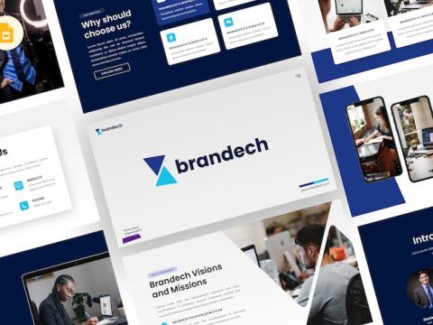 Brandech - Pitch Deck Google Slides Template NX4FU39