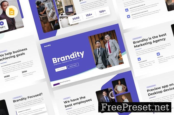 Brandity - Marketing Google Slides Template A7AP59K