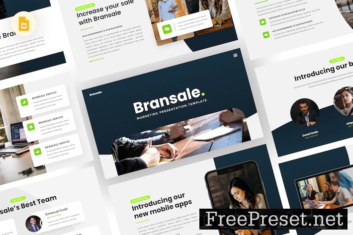 Bransale - Marketing Google Slides Template UVDNM58