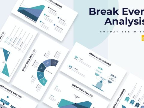 Break Even Analysis Google Slides Infographics HRB7DHK