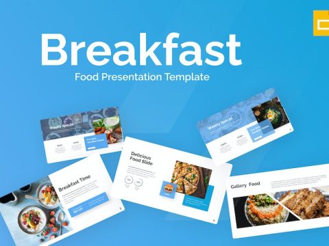 Breakfast Food Google Slides Template UWSR4RP