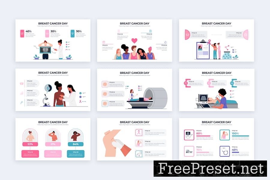 Breast Cancer Day Google Slides Infographics Z5FV5MH