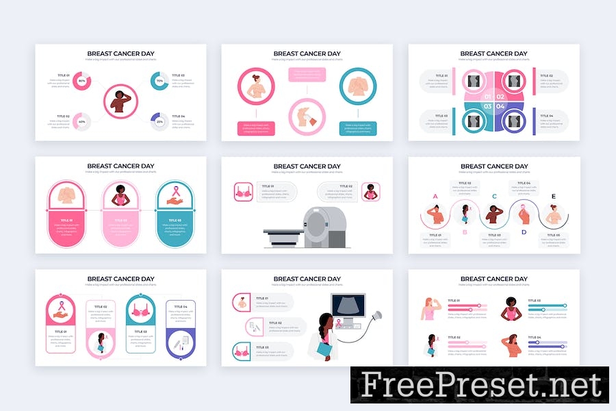 Breast Cancer Day Google Slides Infographics Z5FV5MH