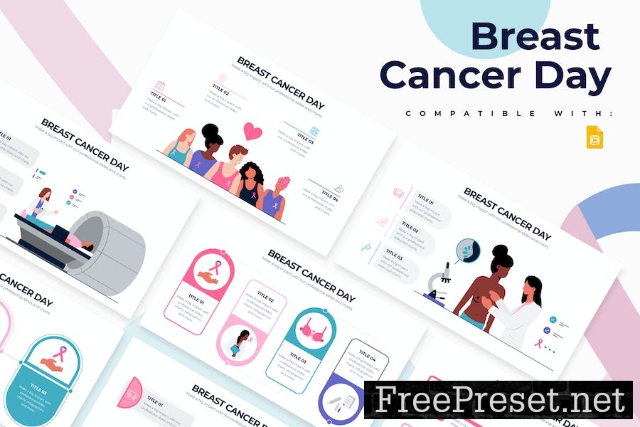 Breast Cancer Day Google Slides Infographics Z5FV5MH