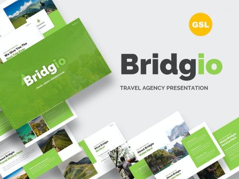 Bridgio - Travel Agency Google Slides BBZT8GG